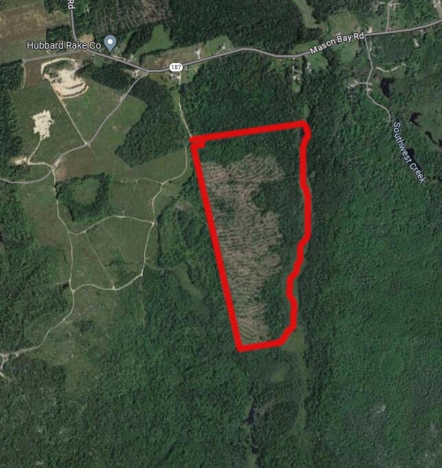 2023 Map of Jonesport Land with lot line