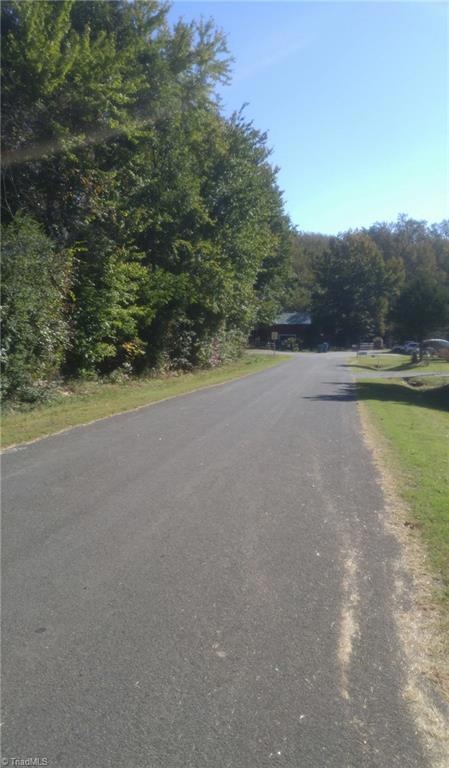 This is the view from the road. Lot is on the left before you get to the end of the street.