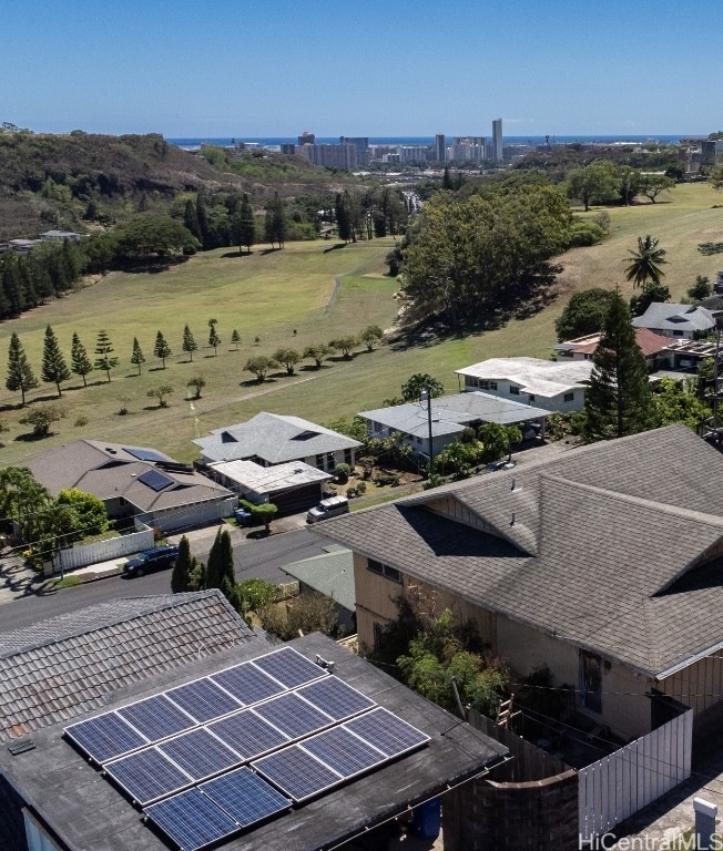 Unobstructed golf course, city and ocean views fro