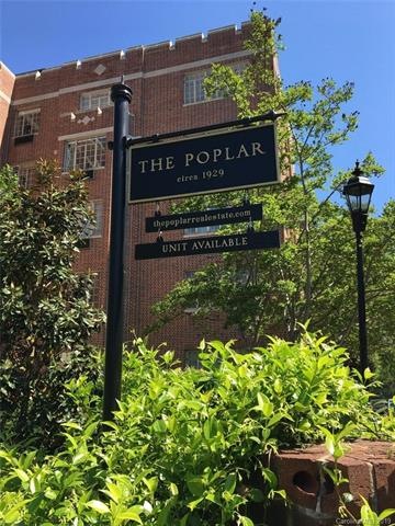 The Poplar sign