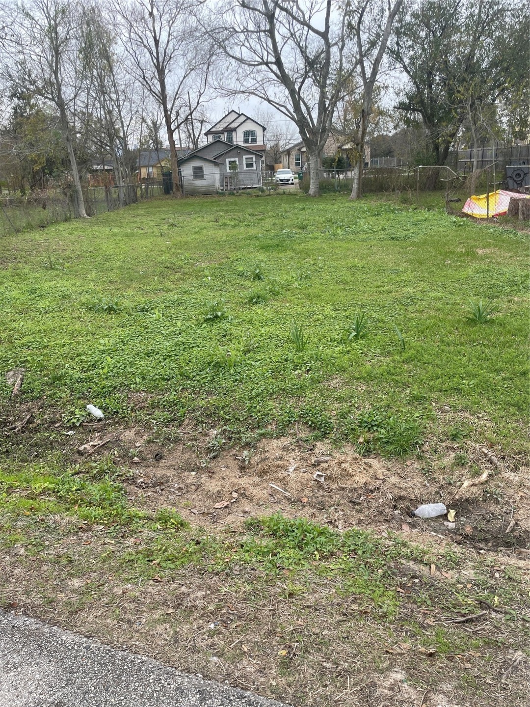 Cleared lot ready for construction in Denver Harbo