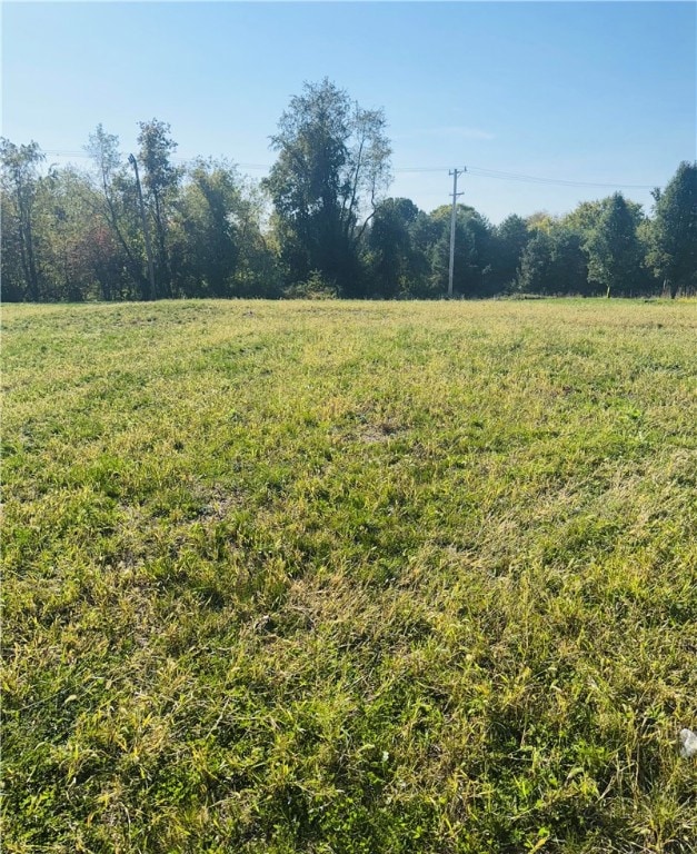 Cleared vacant lot
