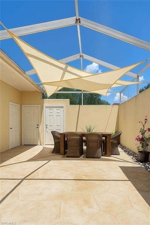 View of patio / terrace featuring outdoor dining area
