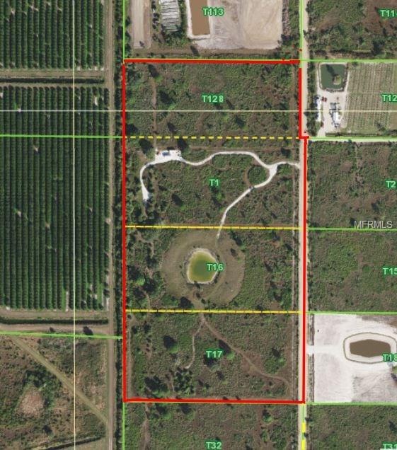 Four parcels making 20 Acres in all.  Tracts 128, 