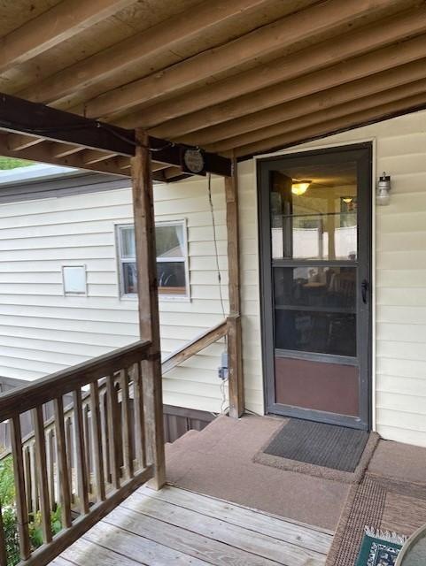 Front entrance from deck