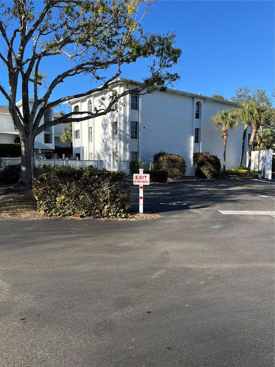 View of Building from Parking lot