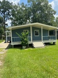 Front with covered porch