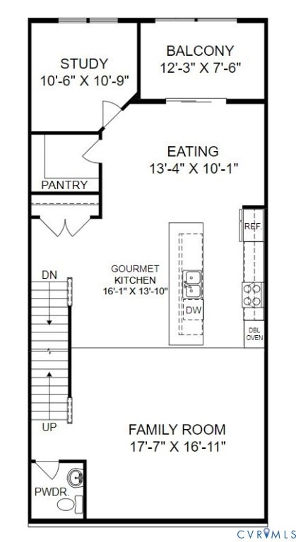 View of floor plan / room layout
