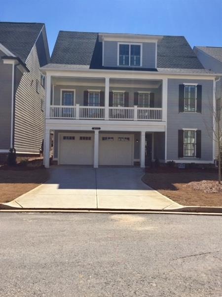 This is a completed home of the same elevation.  O