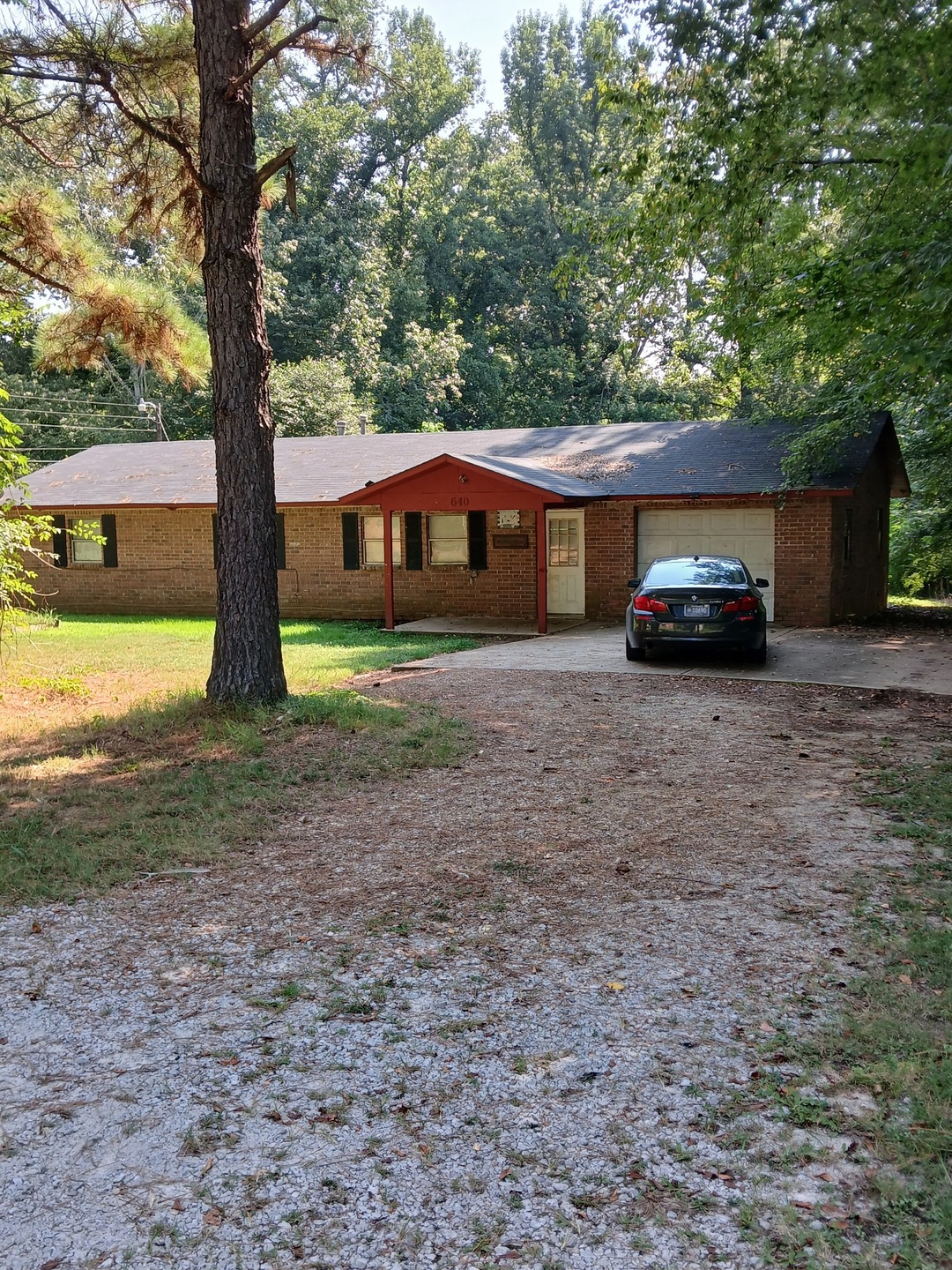 This is an all brick home beautiful land and a place to call home