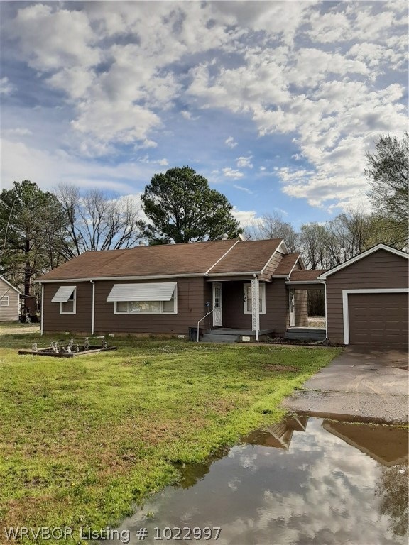 Front of subject property