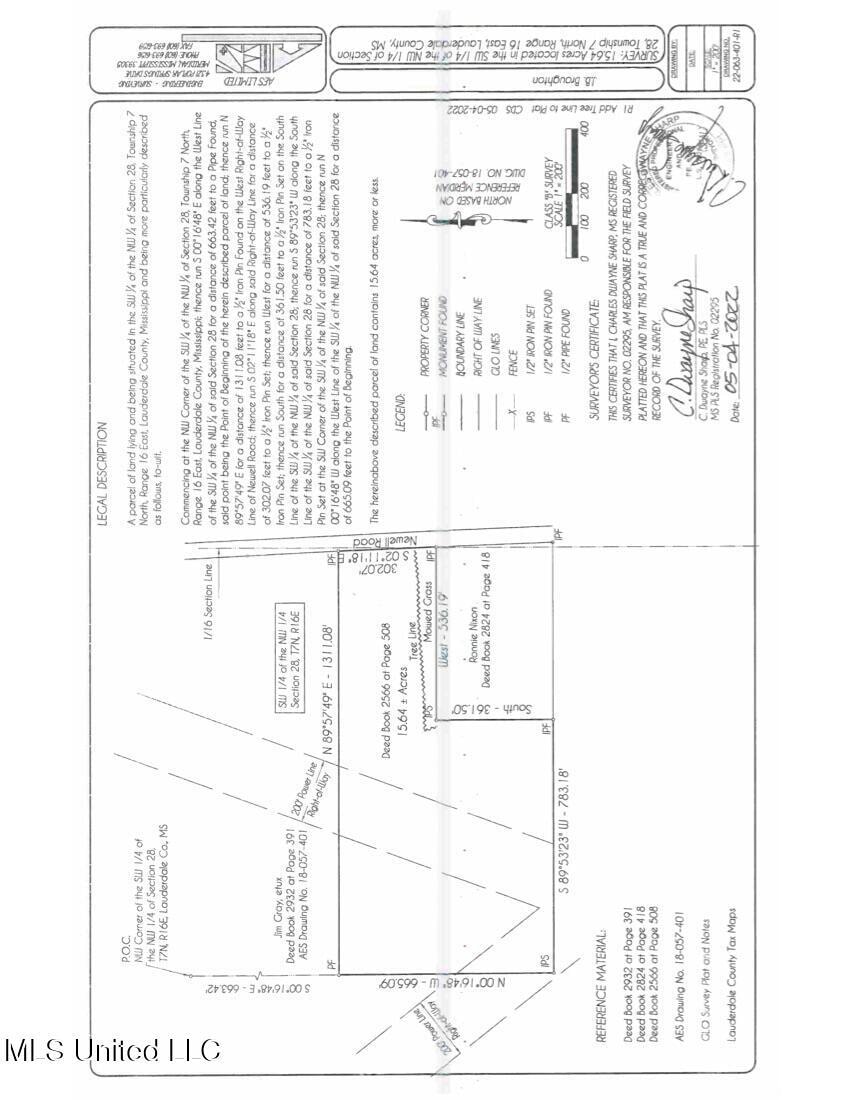 0 Newell Rd, Meridian, MS 39305 - photo 1