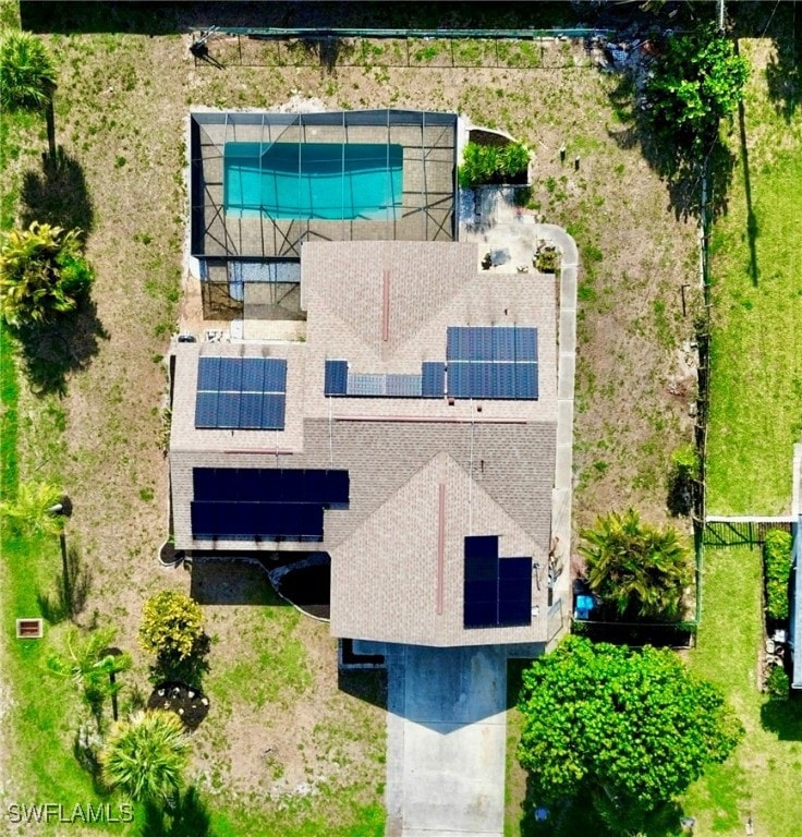 Aerial view of property and surrounding area featu
