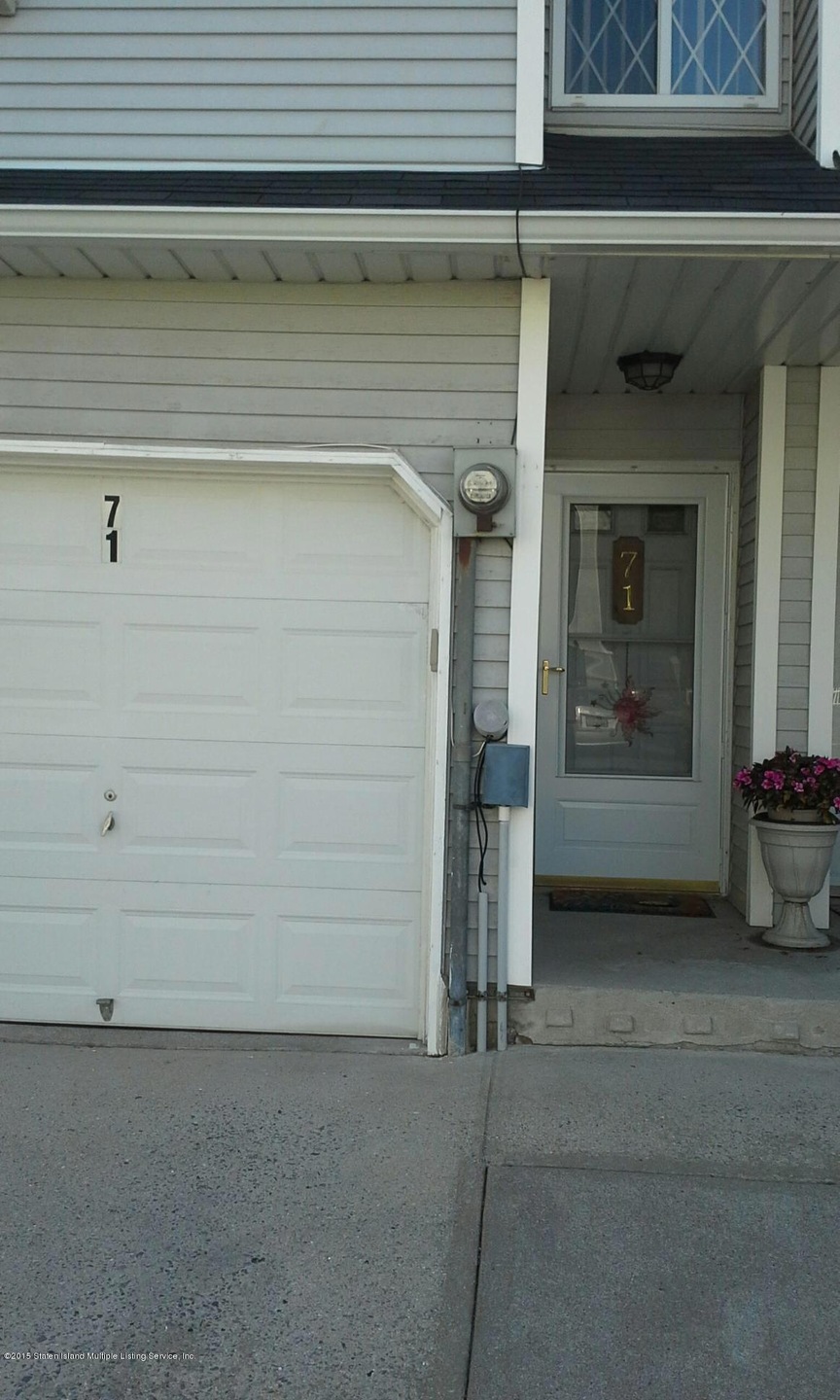 1 car Garage with Storage.