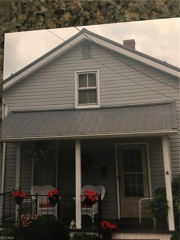 Inviting front porch