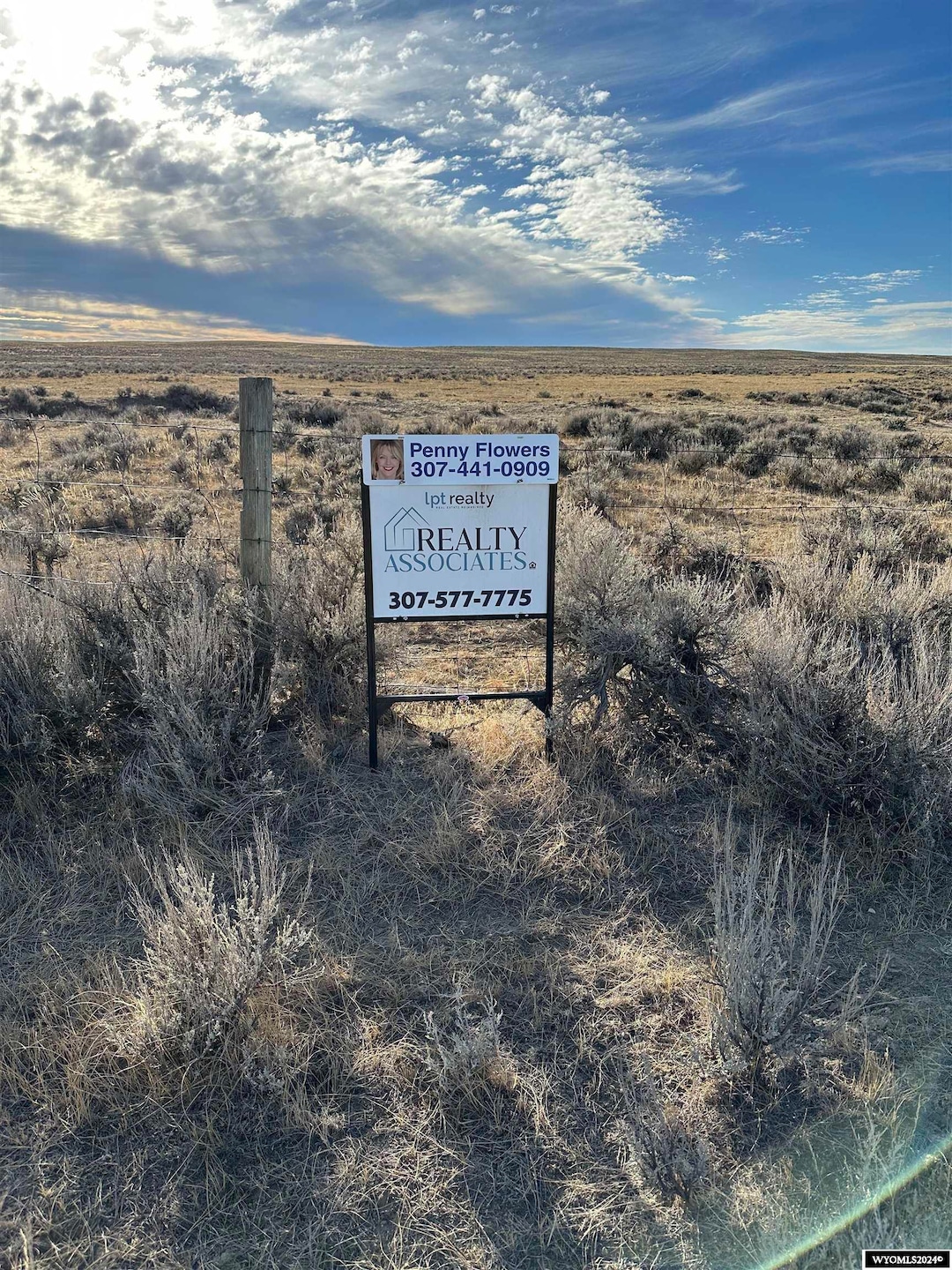 Sign is close to the property line.  BLM borders. 