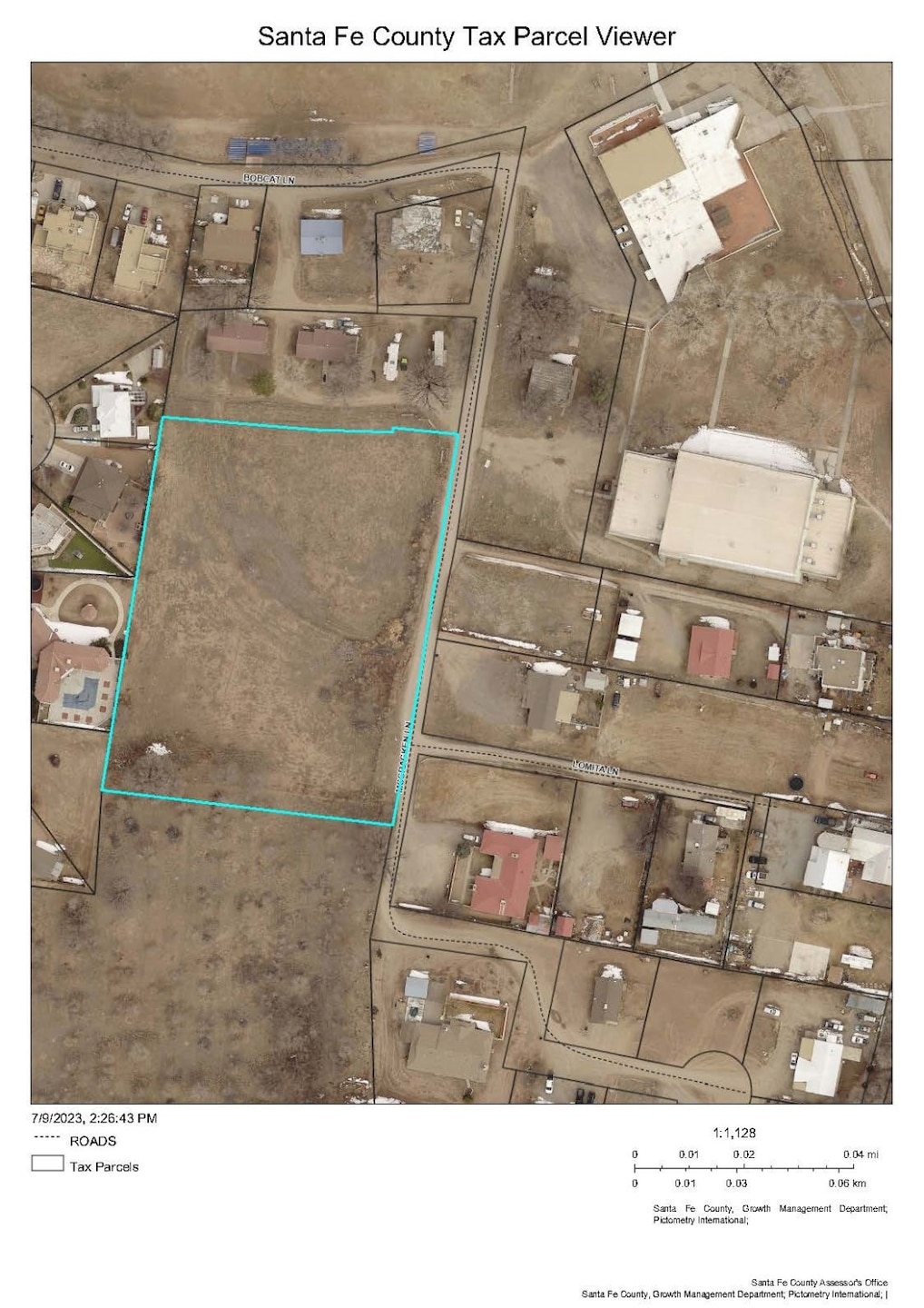 99304583 - REAL - 316 MCCRACKEN LN , SANTA E COUNTY TAX PARCEL (approximate )