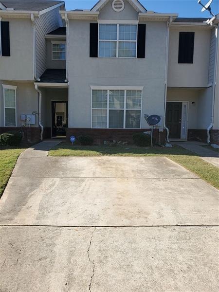 Front entrance and carport