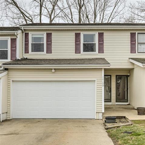 2 car front entry garage with garage door opener