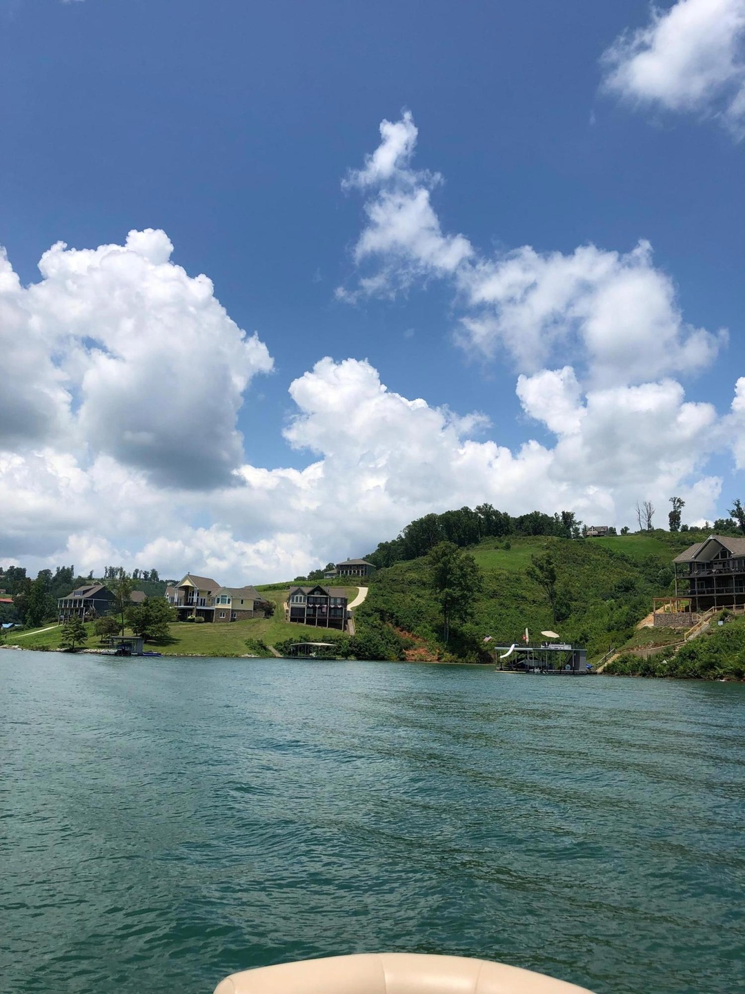 Looking at property from Lake