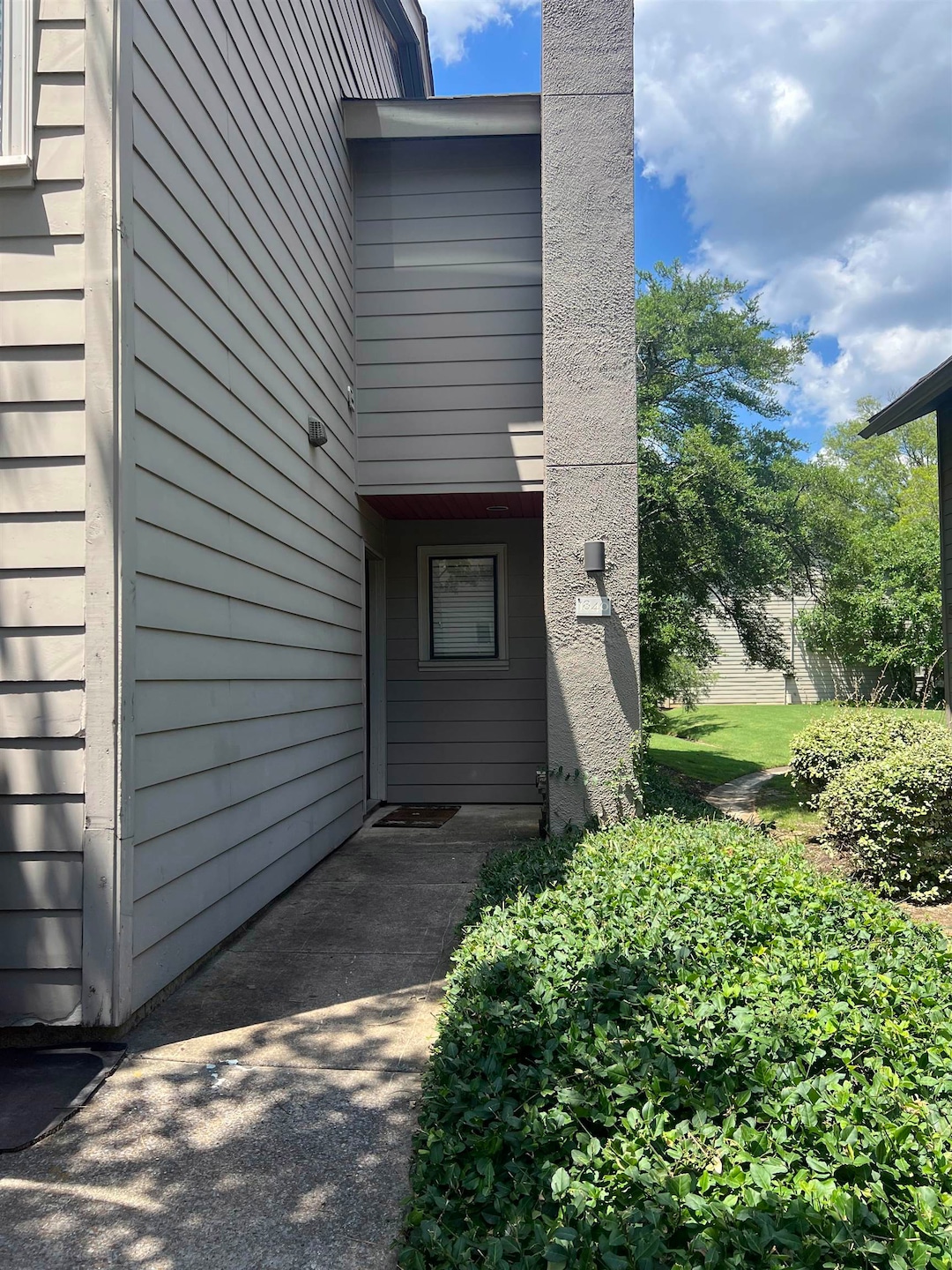 View of exterior entry