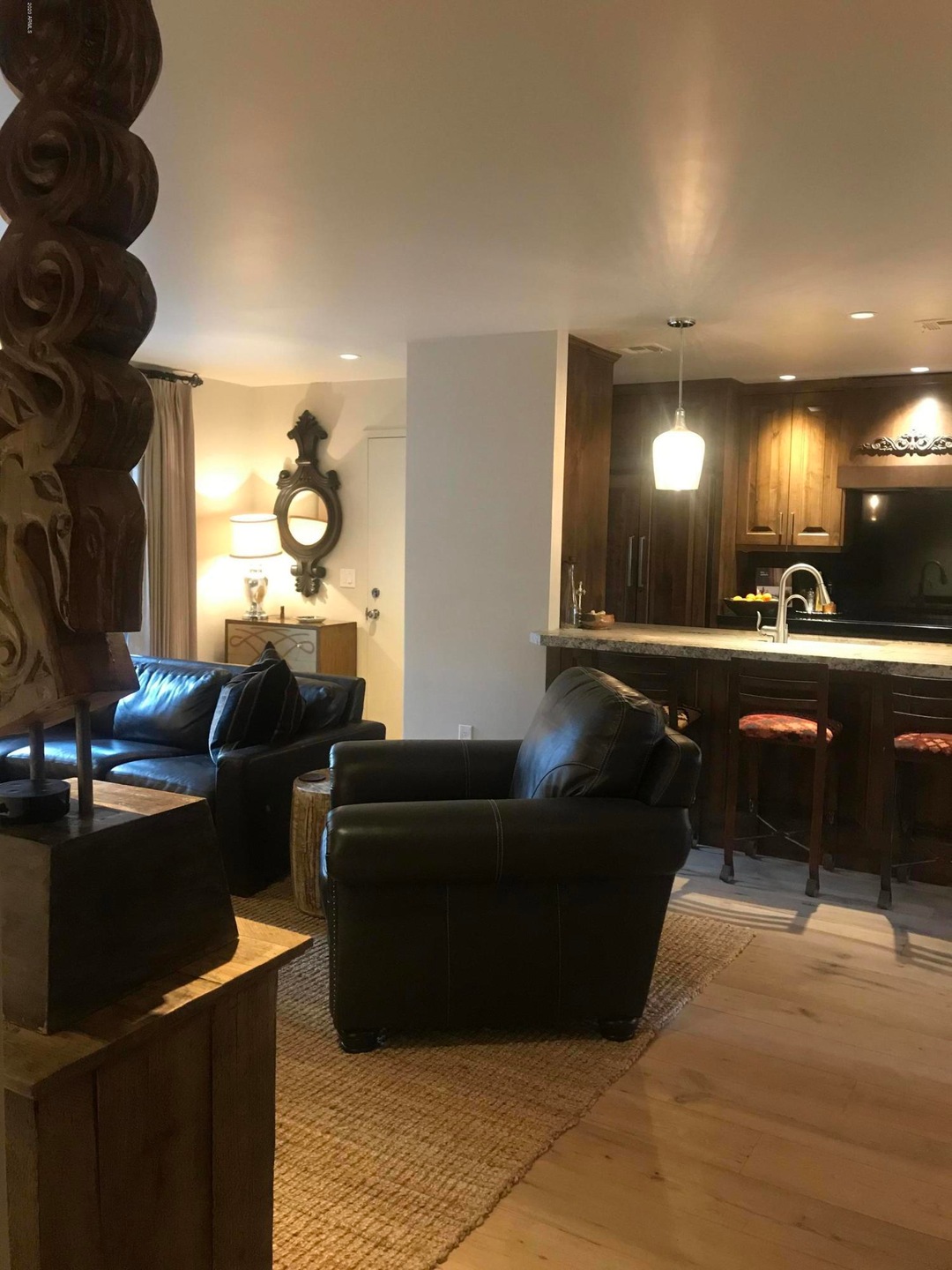Living Room & Kitchen view