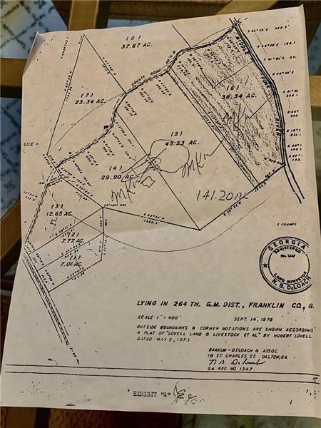 Property survey 141.2 acres