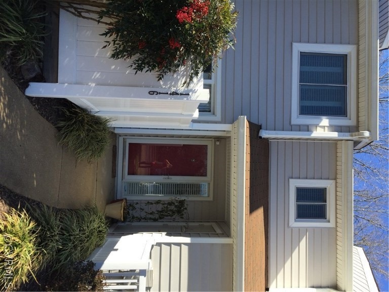 Front of townhouse