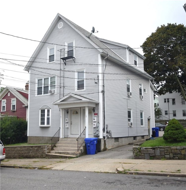 Front of house - Newer vinyl siding which has been