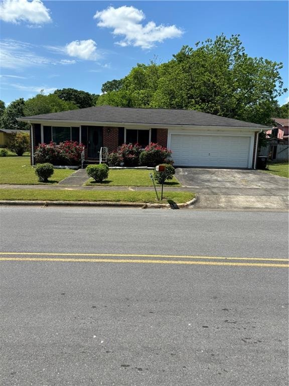 Ranch, four-sided brick home with working 2 car ga