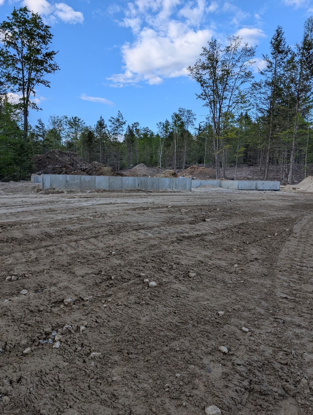 The Foundation is In....Plan your home now!