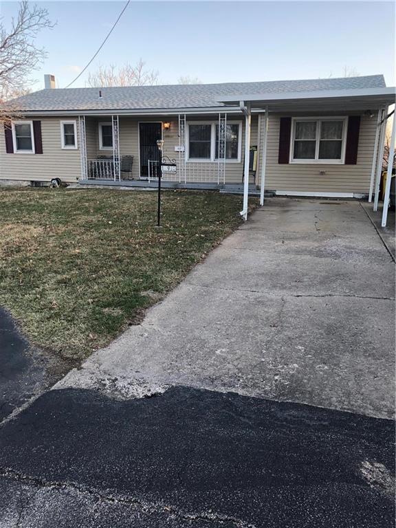 Newly sided home.
