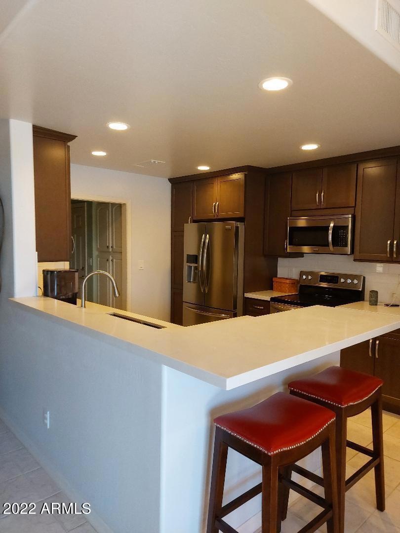 Remodeled kitchen cabinetry