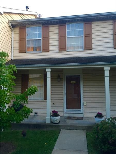 Exterior Front of Town Home with Front Porch