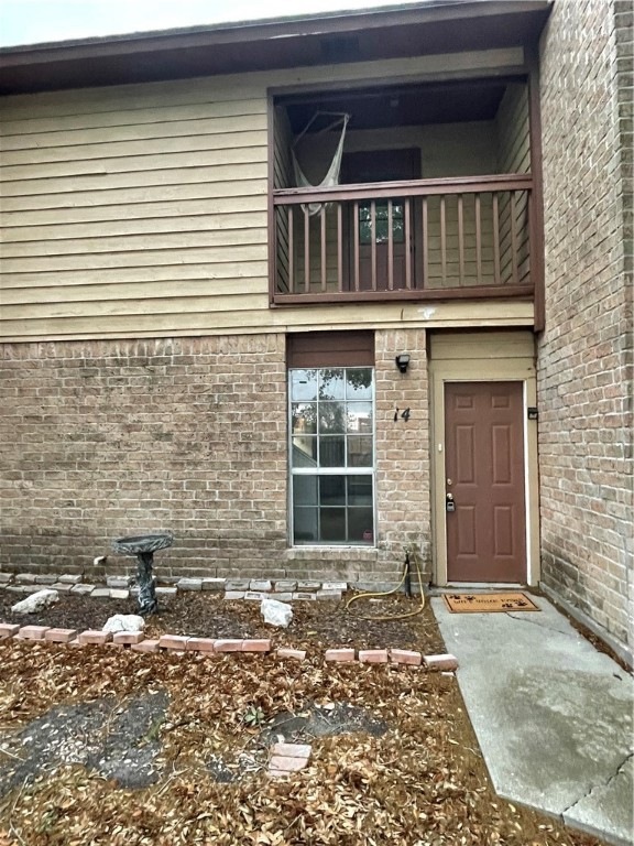Front Door and Master Bedroom Balcony