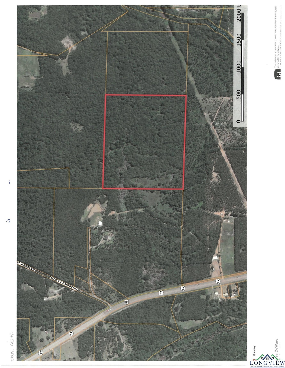 TBD 55 64ac Bennington Survey, Jefferson, TX 75657 - photo 1