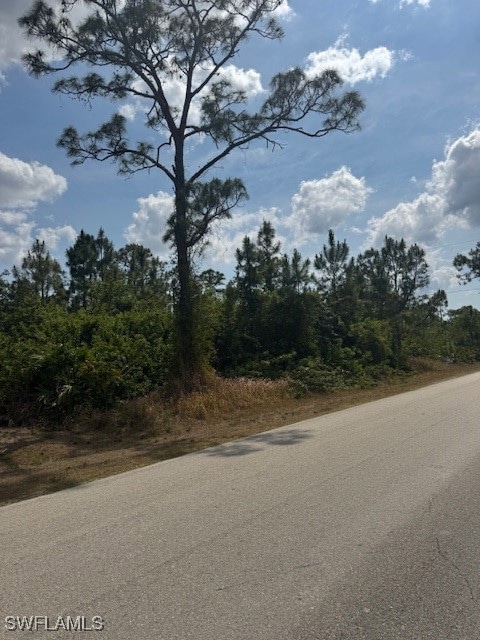 View of asphalt road