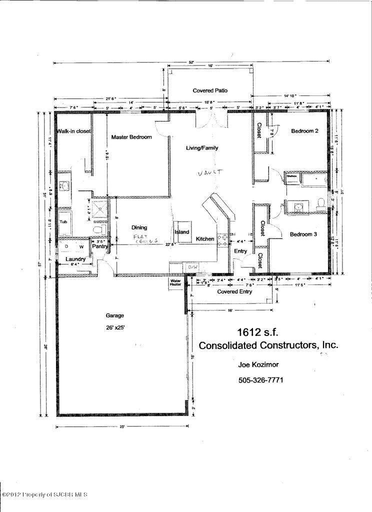 1612 sf Aztec Lot 40 Kokopelli