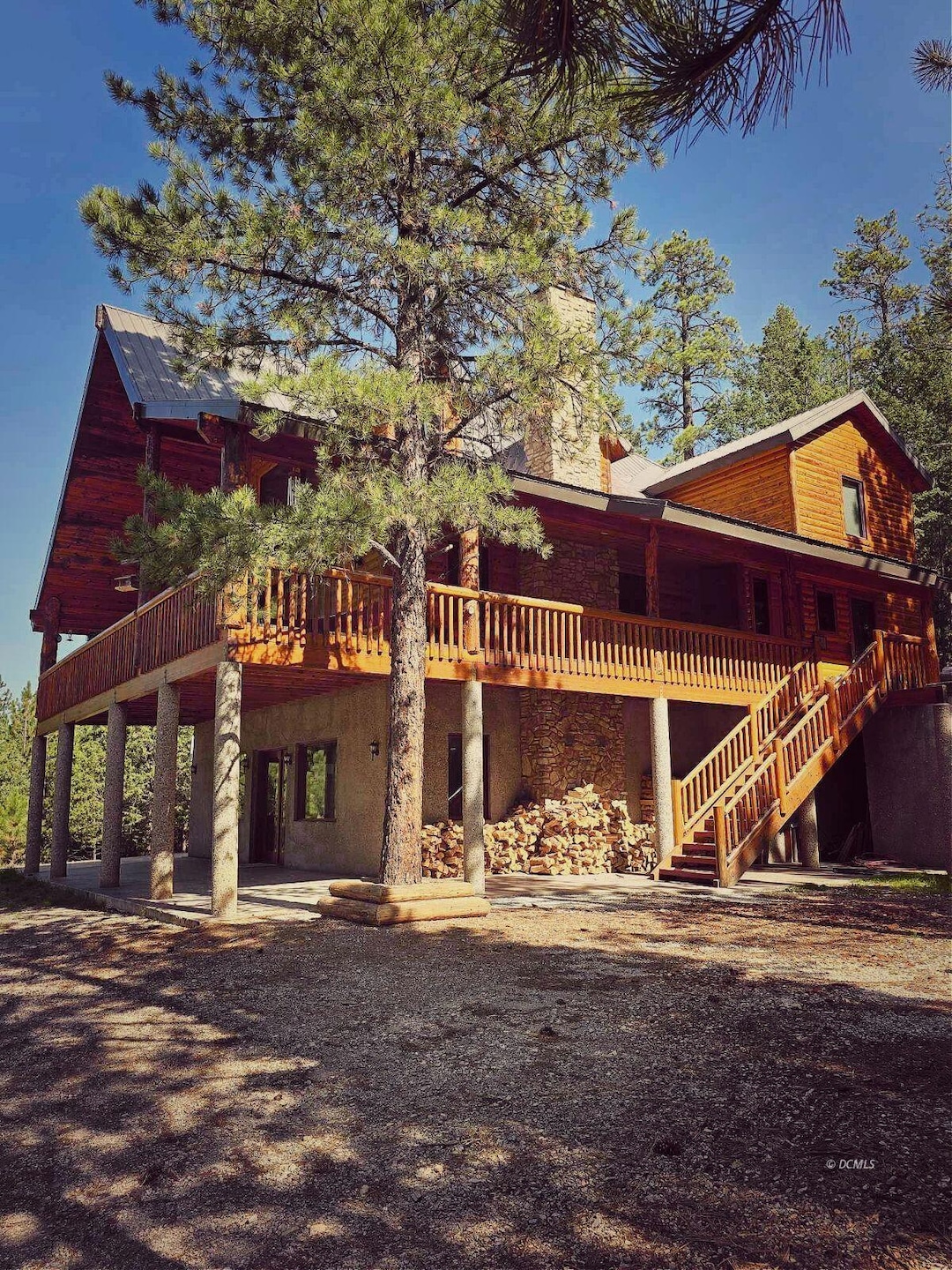 View of Cabin From Driveway