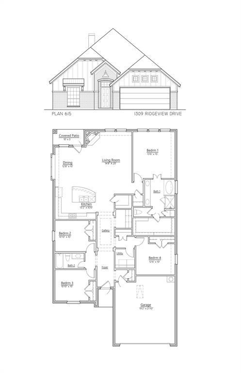 1309 Ridgeview Dr, Weatherford, TX 76086 - photo 1