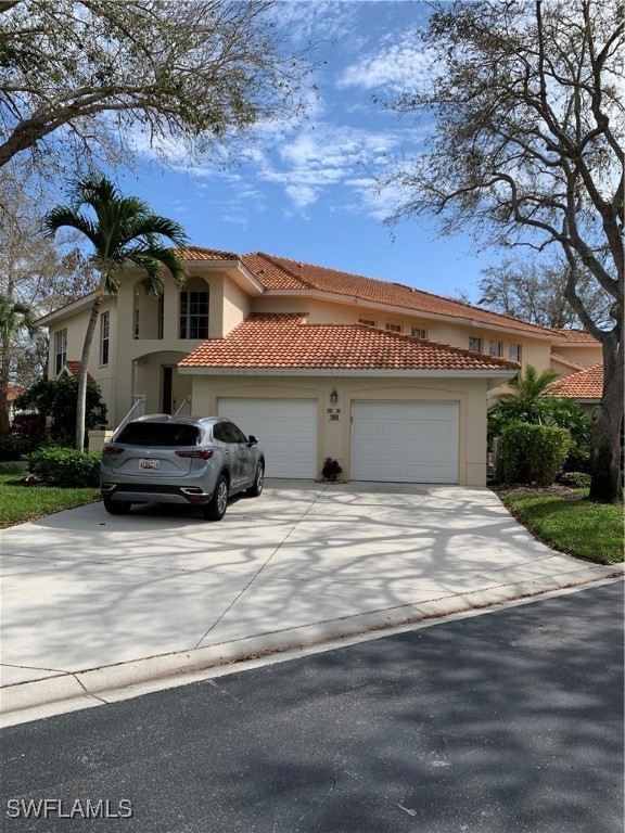 Long enough Driveway for TWO cars to park.