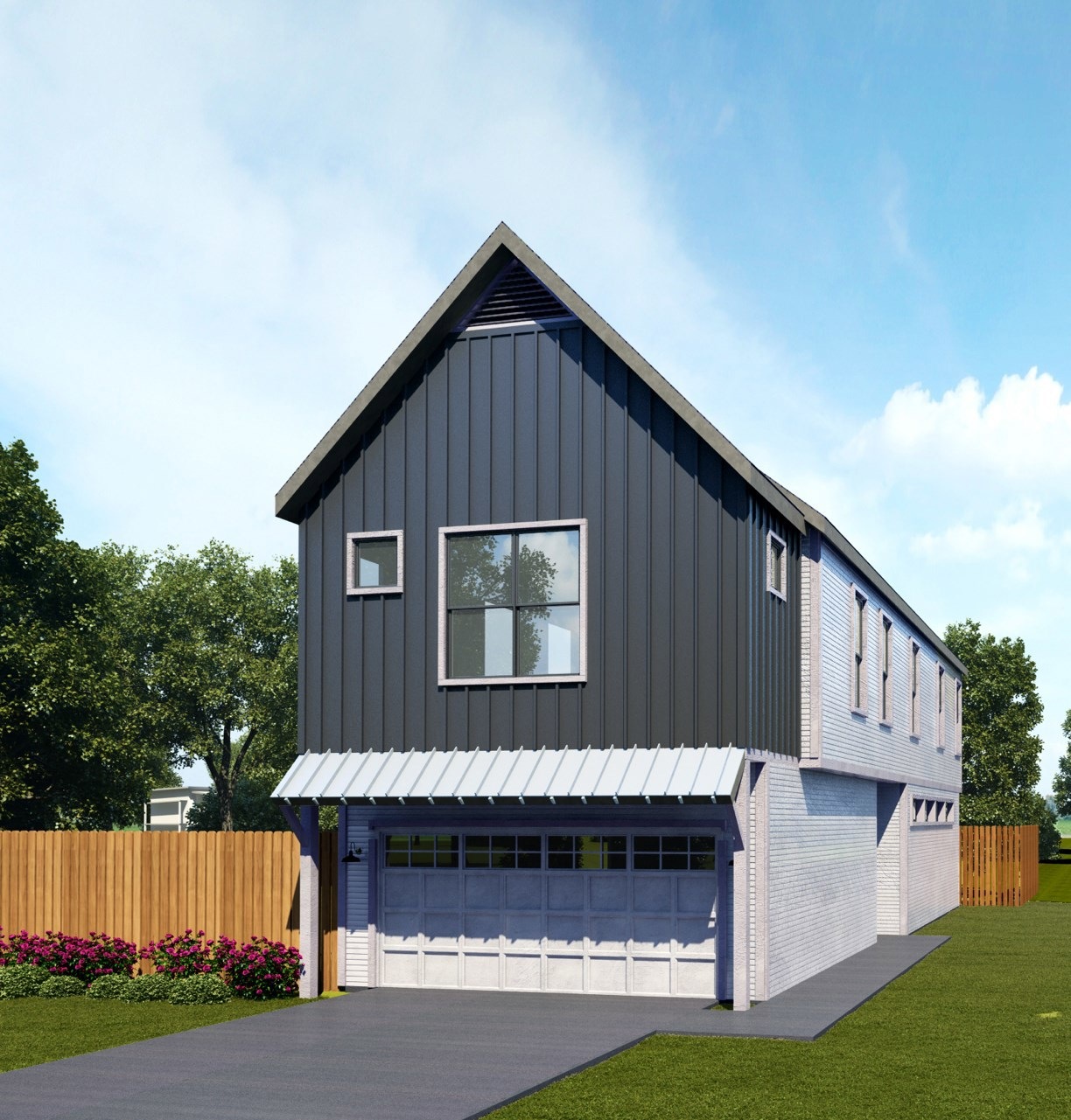 Rendering of Avenue L elevation that buyer will be