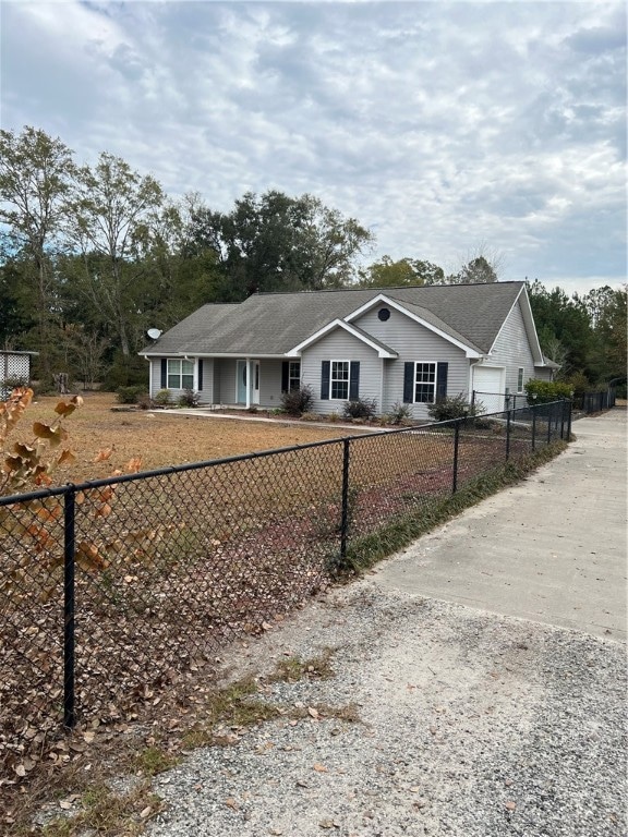 Front from driveway
