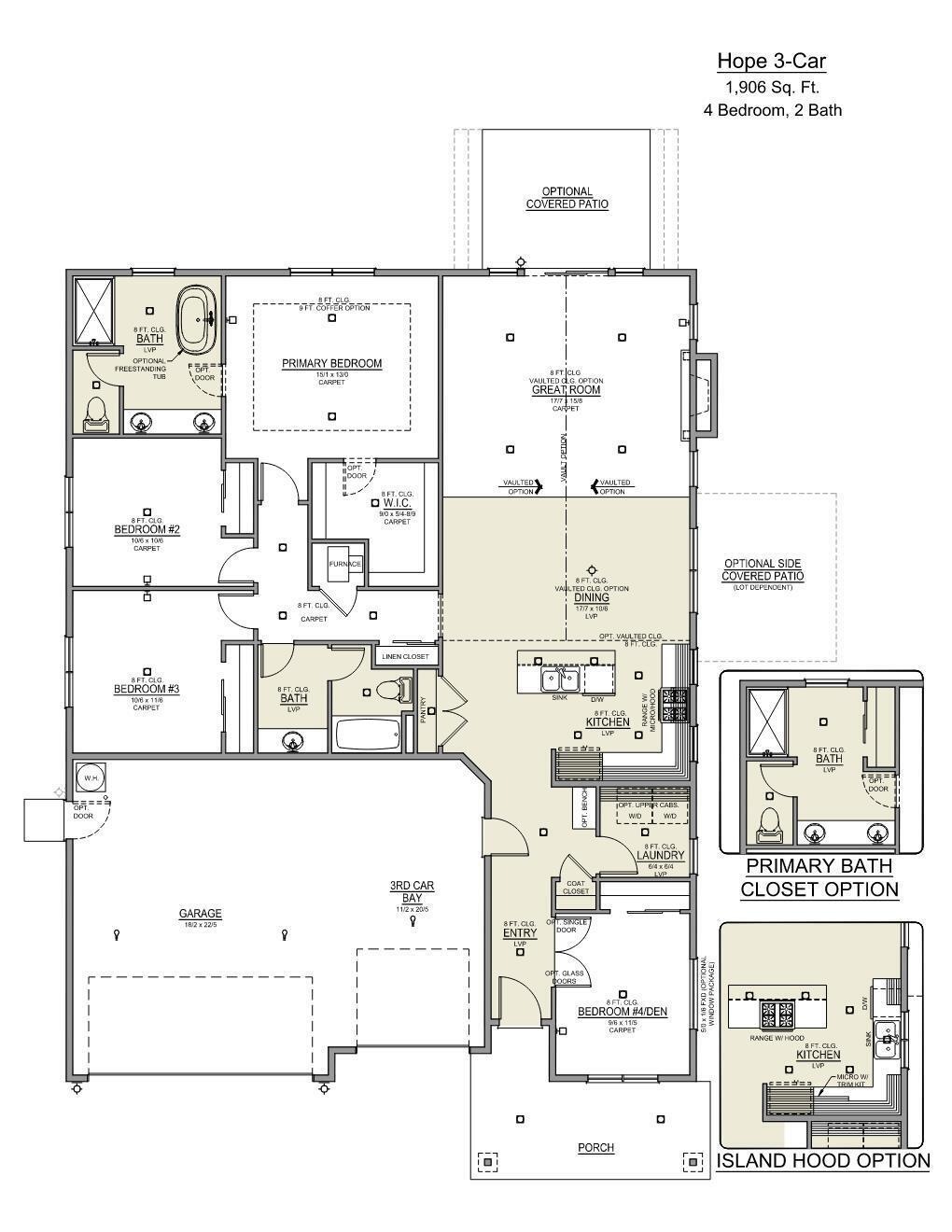 Hope TUV (GL) Marketing Floor Plan 11.29