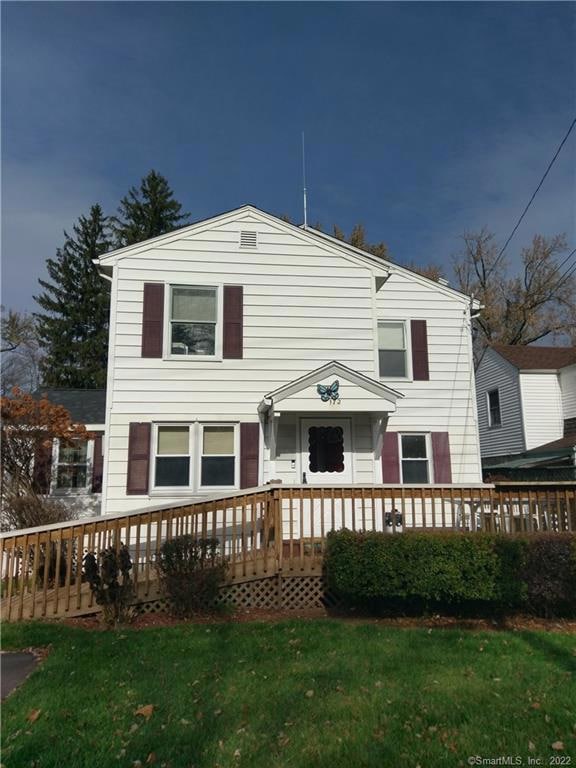 Wood ramp up to front door & deck