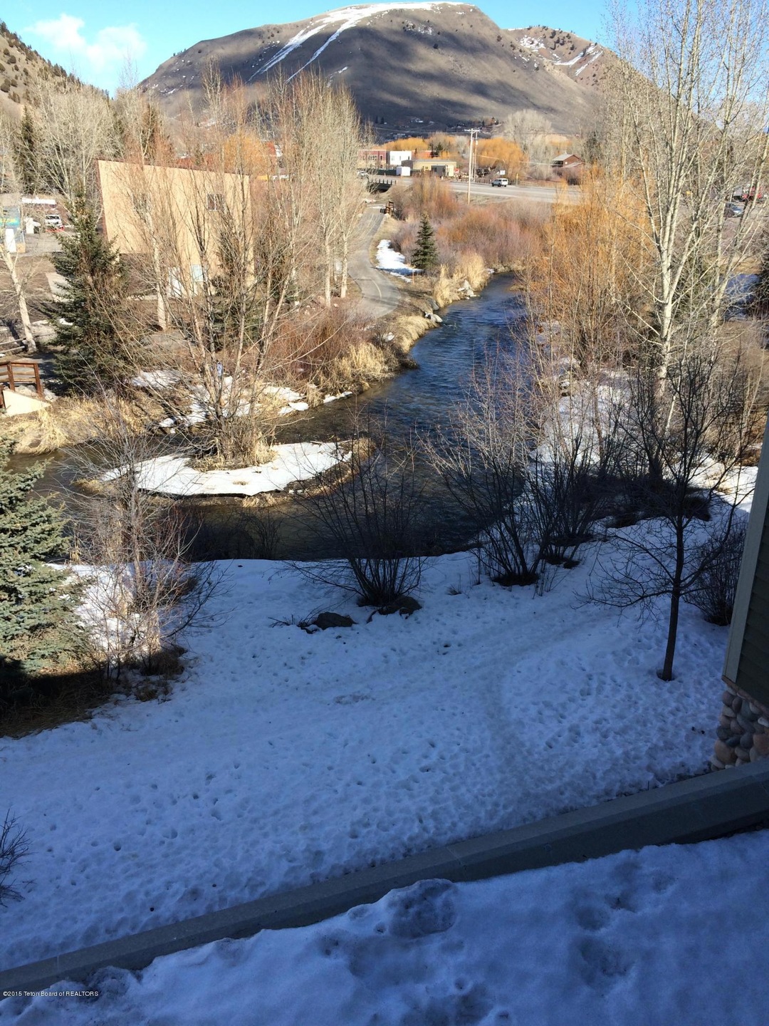 View of Flat Creek