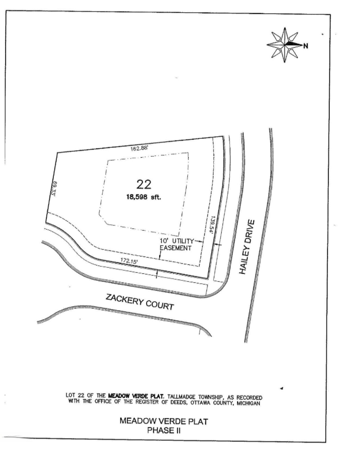 Lot 22 survey