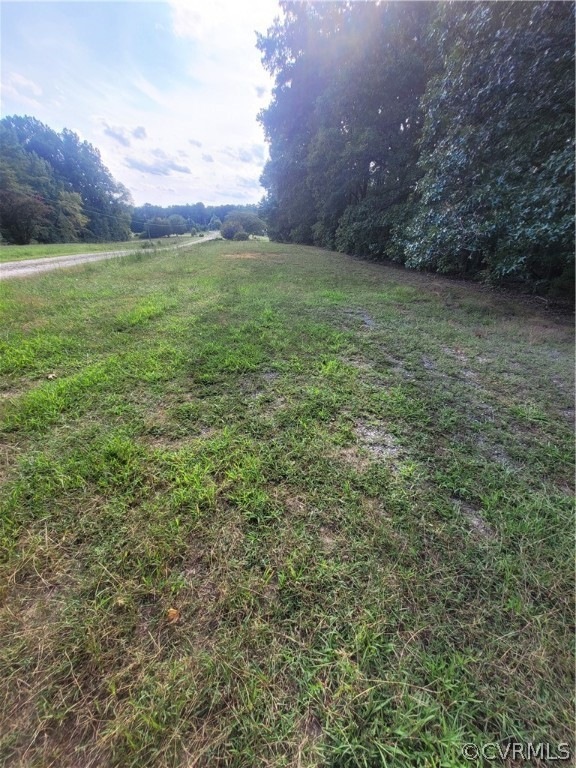 The front of the lot has full road access and is a