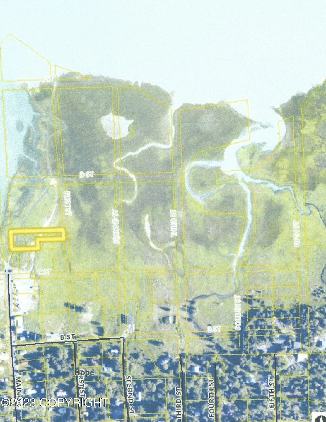 Lots Highlighted in Yellow
