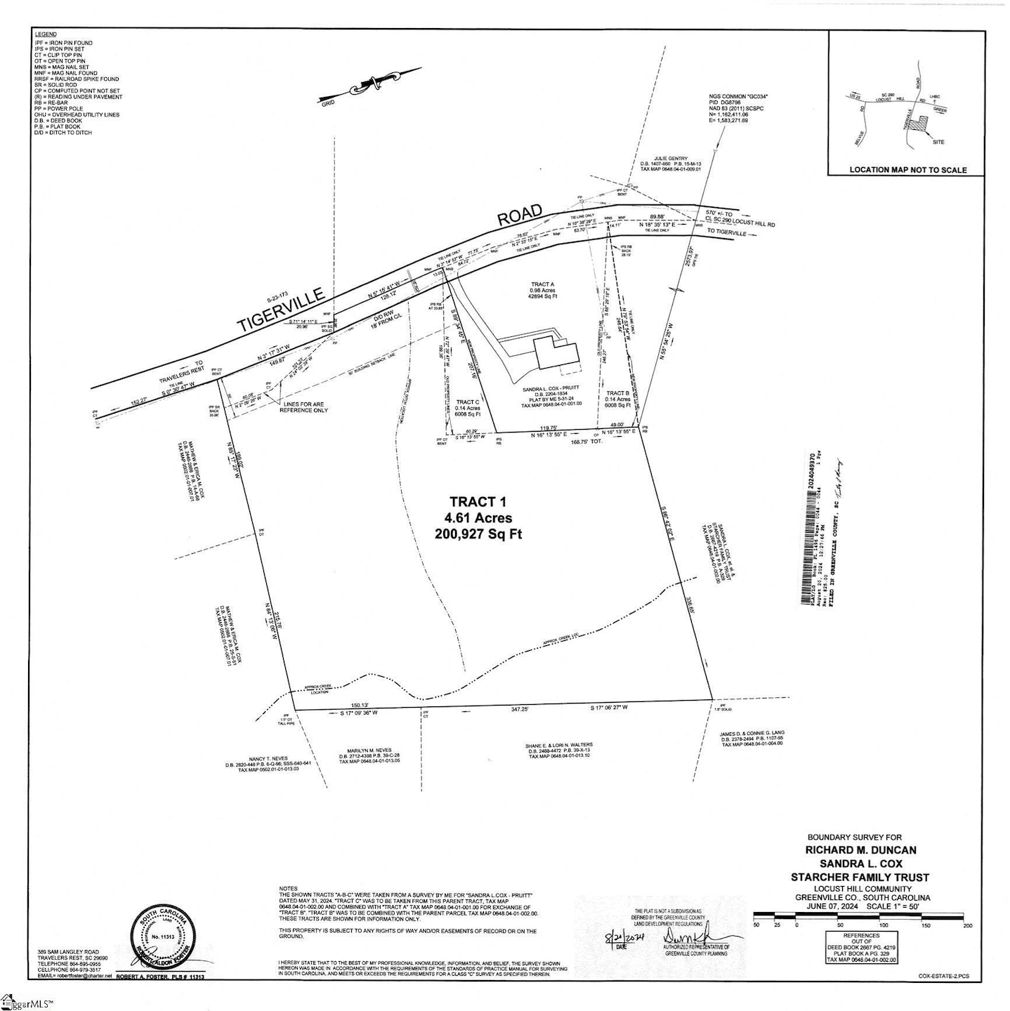 Tract 1 Tigerville Rd, Travelers Rest, SC 29690 - photo 1